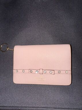 Kate Spade Laurel Way Jeweled "Regina" Wallet w/keyring, EUC